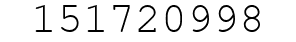 Number 151720998.