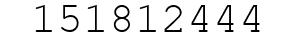 Number 151812444.