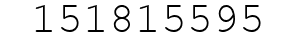 Number 151815595.