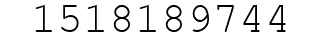 Number 1518189744.