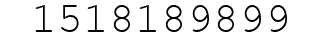 Number 1518189899.