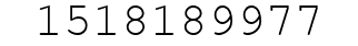 Number 1518189977.