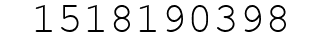 Number 1518190398.