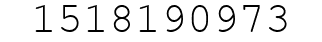 Number 1518190973.