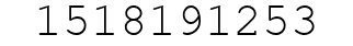 Number 1518191253.