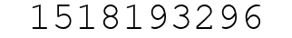 Number 1518193296.