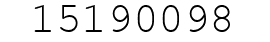 Number 15190098.