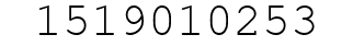 Number 1519010253.