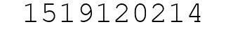 Number 1519120214.