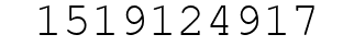 Number 1519124917.