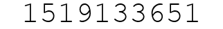 Number 1519133651.