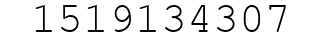 Number 1519134307.