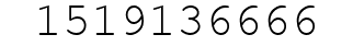 Number 1519136666.