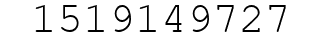 Number 1519149727.