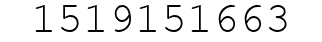 Number 1519151663.