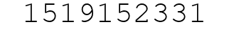 Number 1519152331.