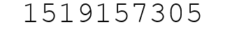 Number 1519157305.