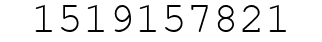 Number 1519157821.