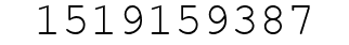Number 1519159387.