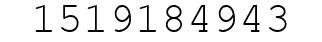 Number 1519184943.