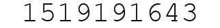 Number 1519191643.