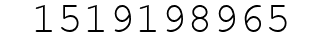 Number 1519198965.