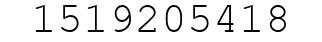Number 1519205418.