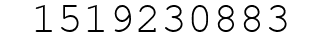 Number 1519230883.