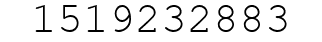 Number 1519232883.
