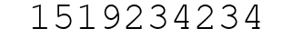 Number 1519234234.