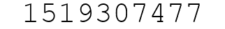 Number 1519307477.