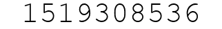 Number 1519308536.