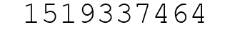 Number 1519337464.