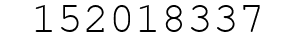 Number 152018337.