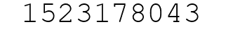 Number 1523178043.