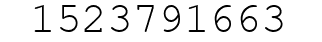Number 1523791663.