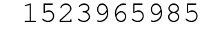 Number 1523965985.