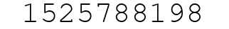 Number 1525788198.