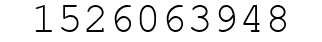 Number 1526063948.