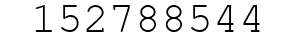 Number 152788544.