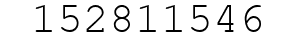 Number 152811546.