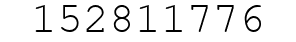 Number 152811776.