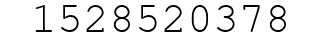 Number 1528520378.