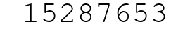 Number 15287653.