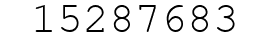 Number 15287683.