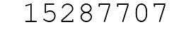 Number 15287707.