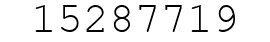 Number 15287719.