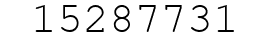 Number 15287731.
