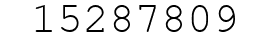 Number 15287809.