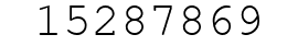 Number 15287869.